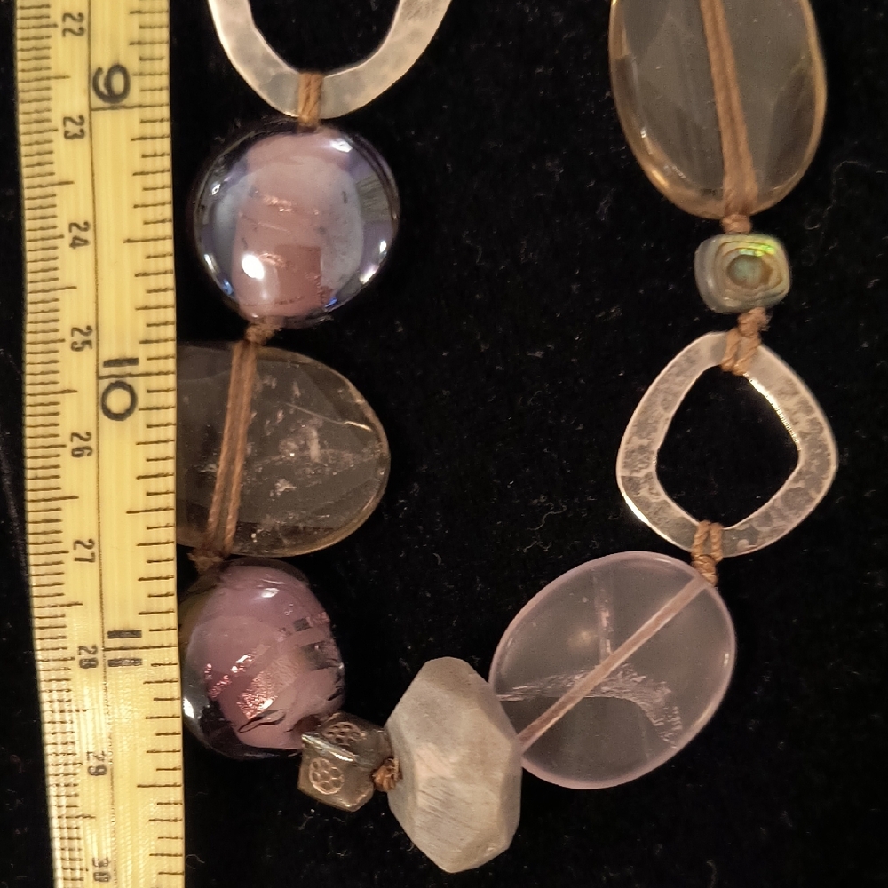 Silpada Elegant Silver and Pink Necklace